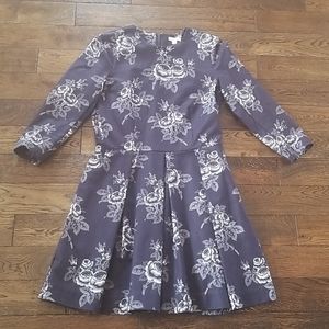 NEW  Gap floral fit and flare dress.